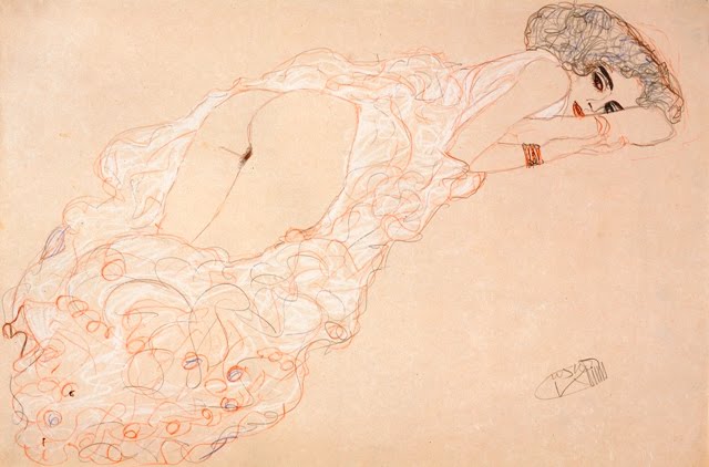 Gustave Klimt análna masturbácia